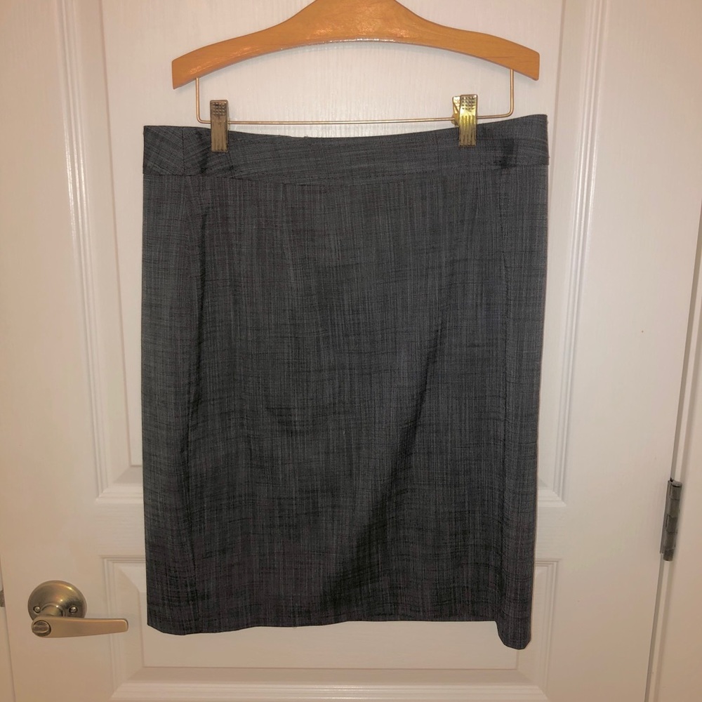 Halogen Slate Gray Pencil Skirt